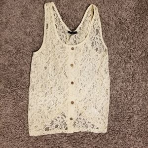 Papaya Lace Tank